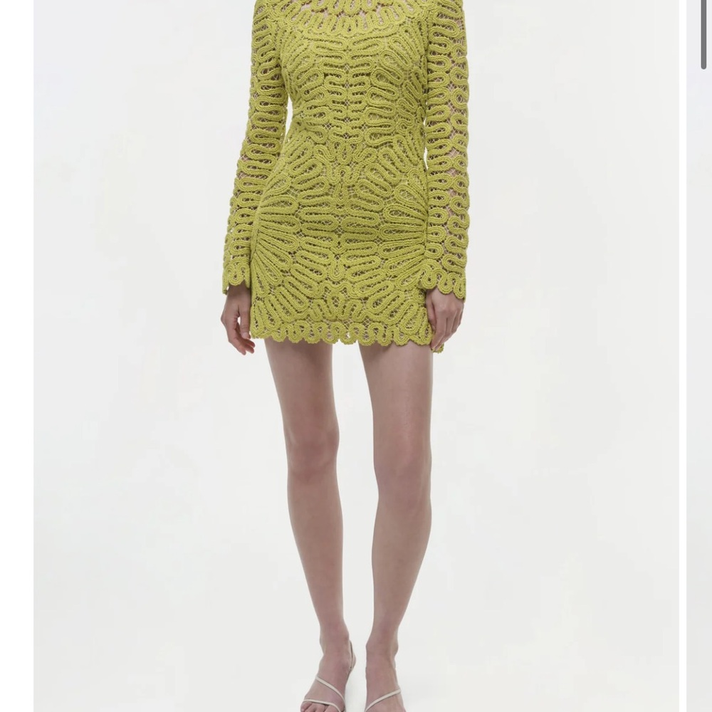 Simkhai McCall embroidered mini dress